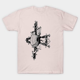 q69 : tech-crow: treachery crown T-Shirt